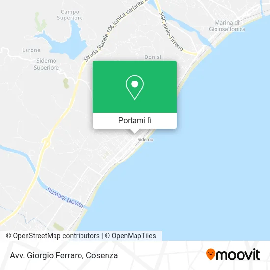 Mappa Avv. Giorgio Ferraro