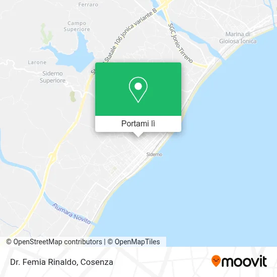 Mappa Dr. Femia Rinaldo