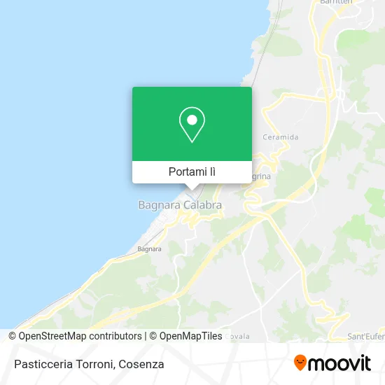 Mappa Pasticceria Torroni