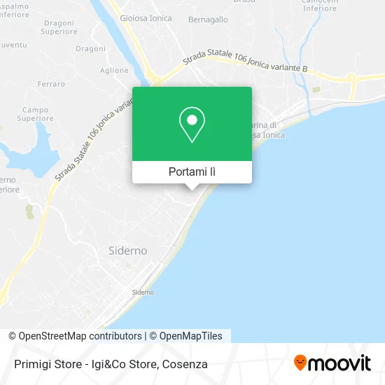 Mappa Primigi Store - Igi&Co Store