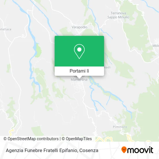 Mappa Agenzia Funebre Fratelli Epifanio