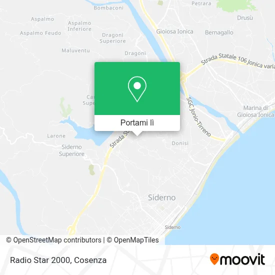 Mappa Radio Star 2000