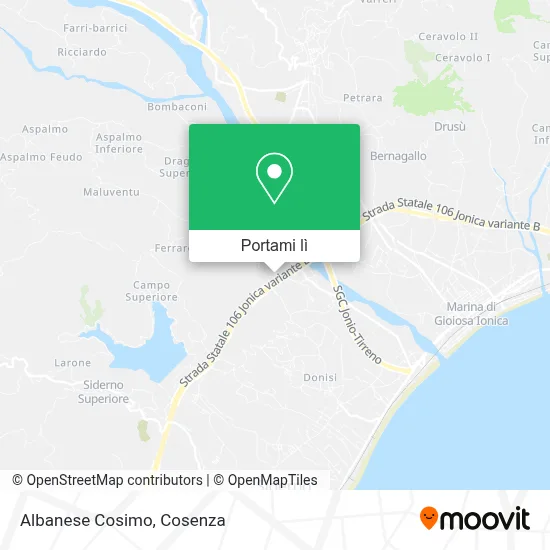 Mappa Albanese Cosimo