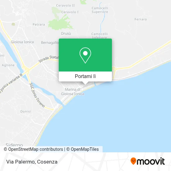 Mappa Via Palermo