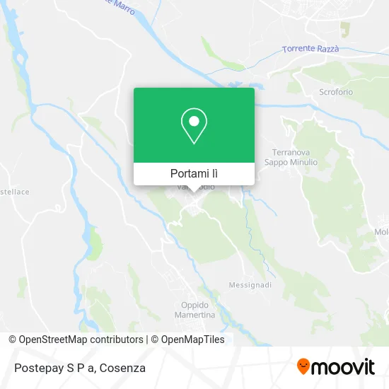 Mappa Postepay S P a