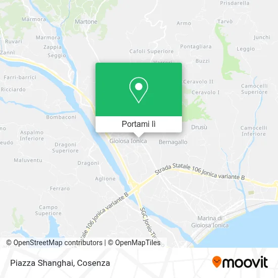 Mappa Piazza Shanghai