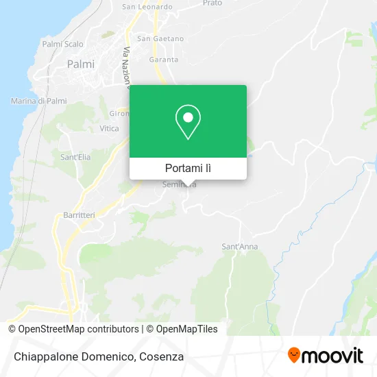 Mappa Chiappalone Domenico