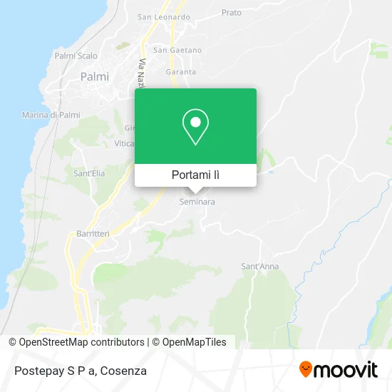 Mappa Postepay S P a