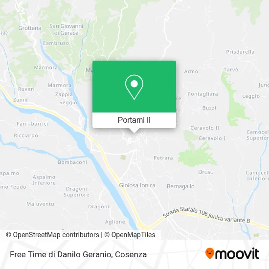 Mappa Free Time di Danilo Geranio