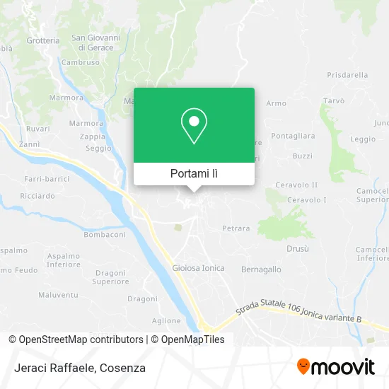 Mappa Jeraci Raffaele
