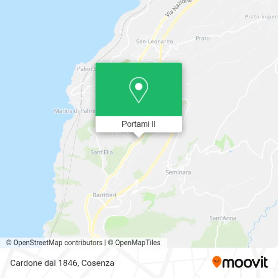 Mappa Cardone dal 1846