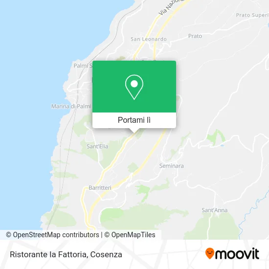 Mappa Ristorante la Fattoria