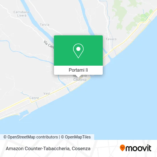 Mappa Amazon Counter-Tabaccheria