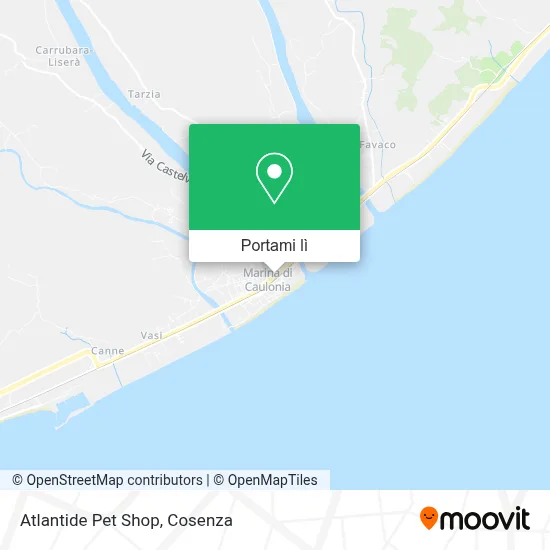 Mappa Atlantide Pet Shop