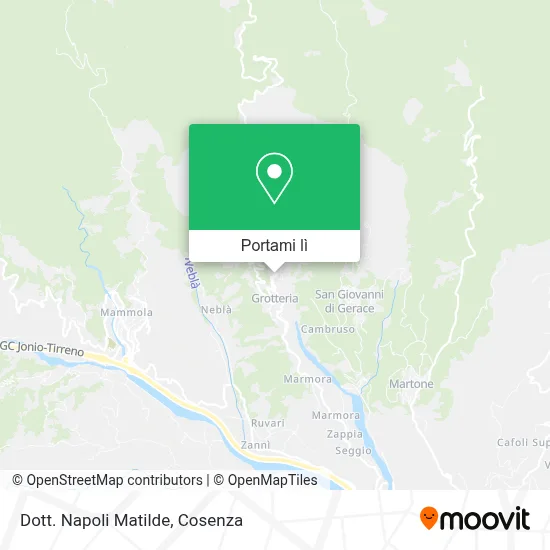Mappa Dott. Napoli Matilde