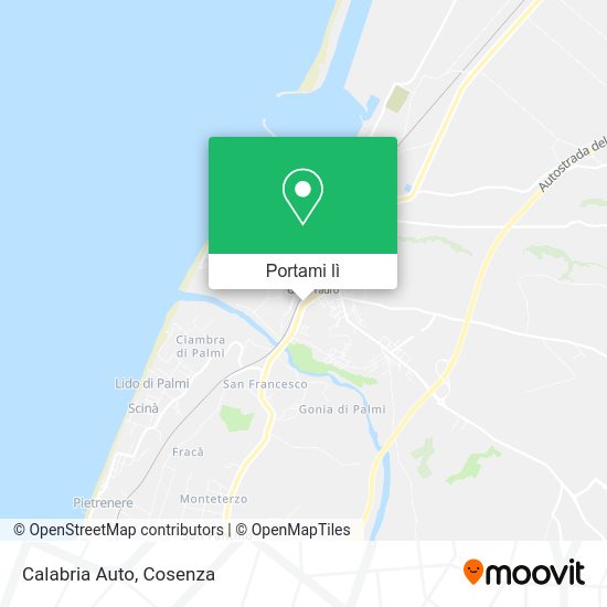 Mappa Calabria Auto
