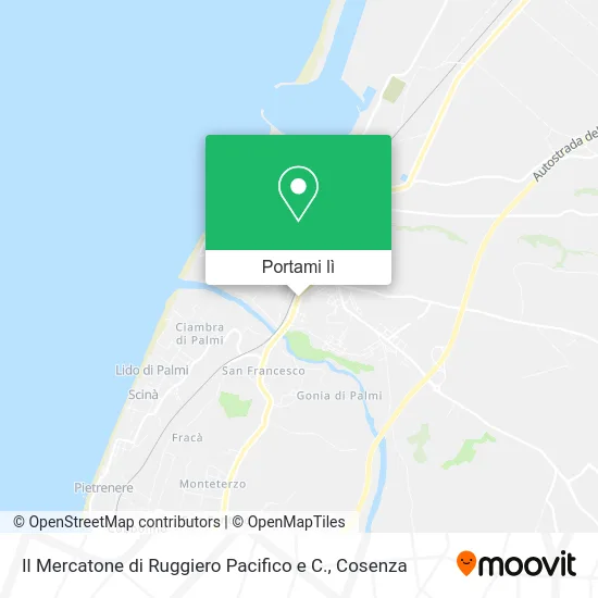 Mappa Il Mercatone di Ruggiero Pacifico e C.