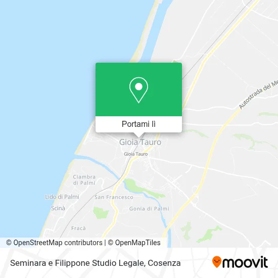Mappa Seminara e Filippone Studio Legale