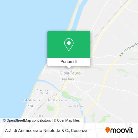 Mappa A.Z. di Annaccarato Nicoletta & C.
