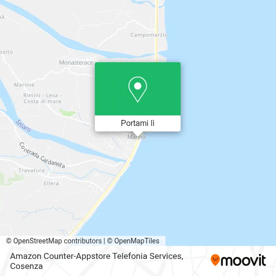 Mappa Amazon Counter-Appstore Telefonia Services