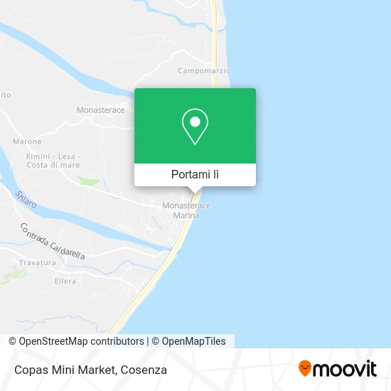 Mappa Copas Mini Market