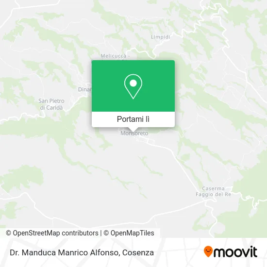 Mappa Dr. Manduca Manrico Alfonso