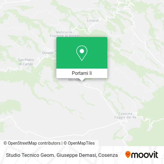 Mappa Studio Tecnico Geom. Giuseppe Demasi
