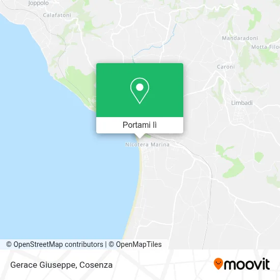 Mappa Gerace Giuseppe