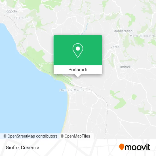 Mappa Giofre