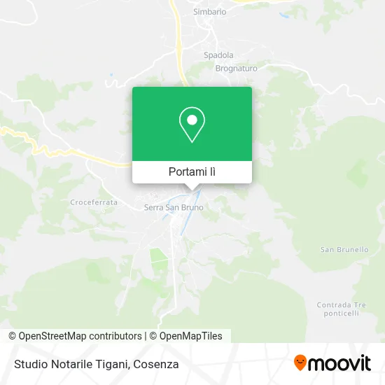 Mappa Studio Notarile Tigani