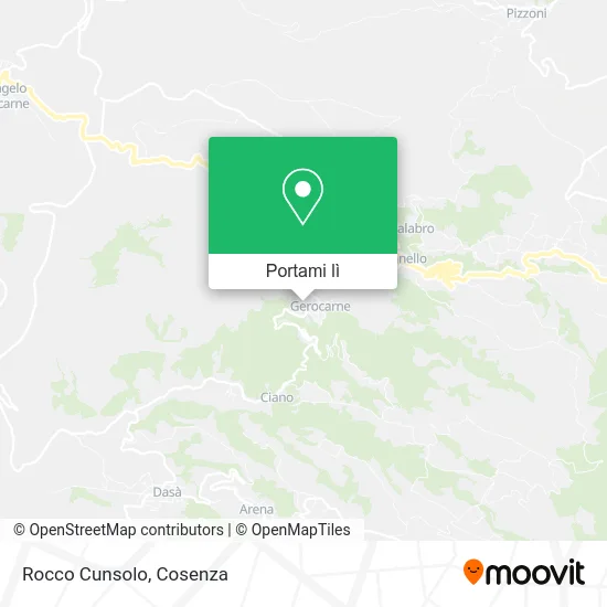 Mappa Rocco Cunsolo