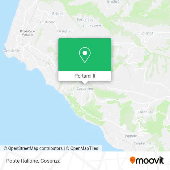 Mappa Poste Italiane