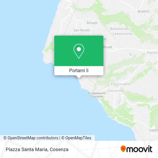 Mappa Piazza Santa Maria