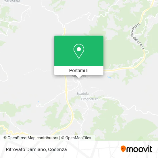 Mappa Ritrovato Damiano