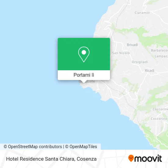 Mappa Hotel Residence Santa Chiara