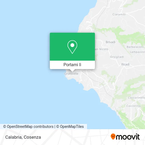Mappa Calabria