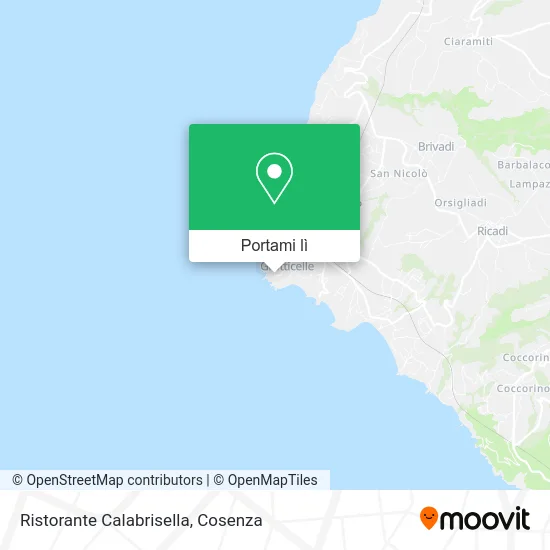 Mappa Ristorante Calabrisella