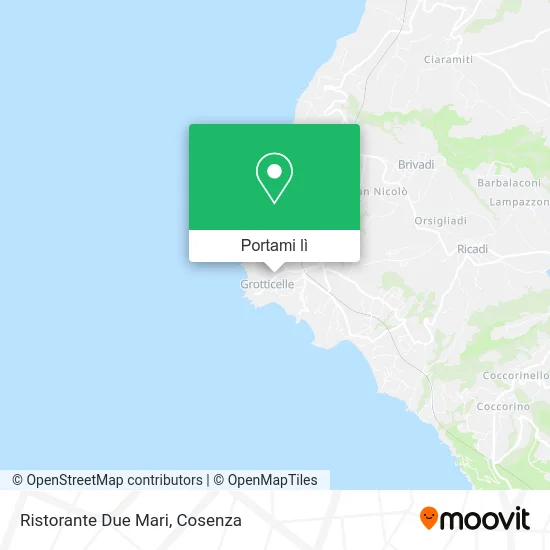 Mappa Ristorante Due Mari