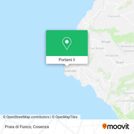 Mappa Praia di Fuoco