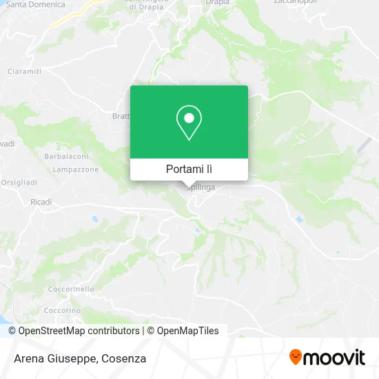 Mappa Arena Giuseppe