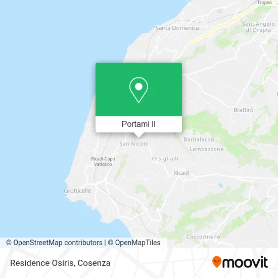 Mappa Residence Osiris