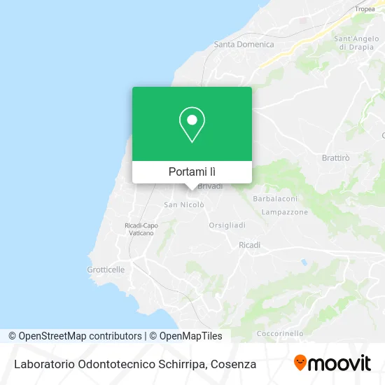 Mappa Laboratorio Odontotecnico Schirripa