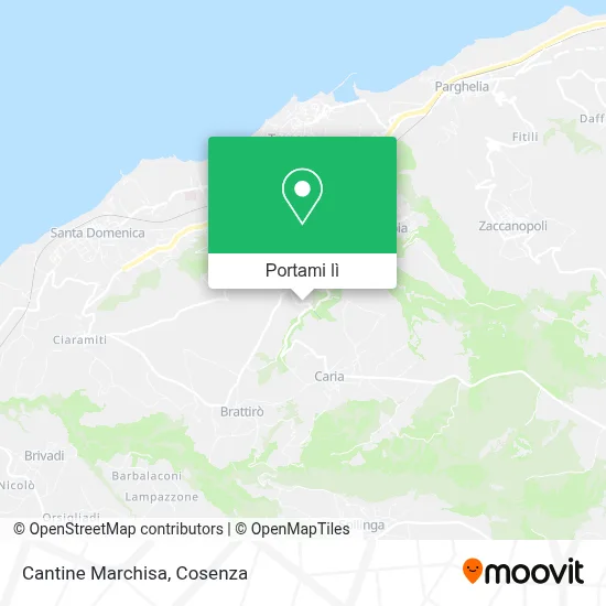 Mappa Cantine Marchisa