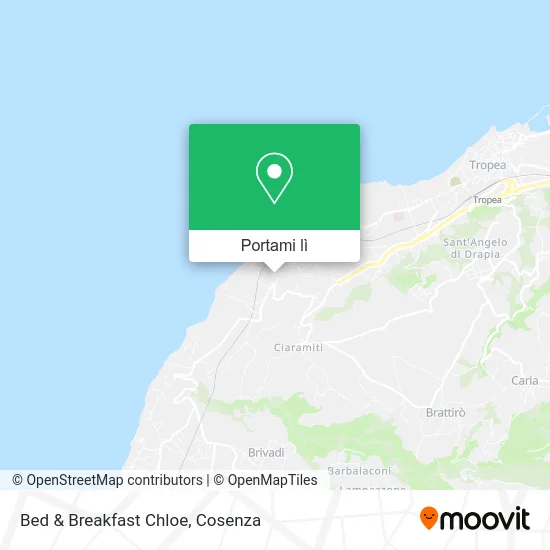 Mappa Bed & Breakfast Chloe