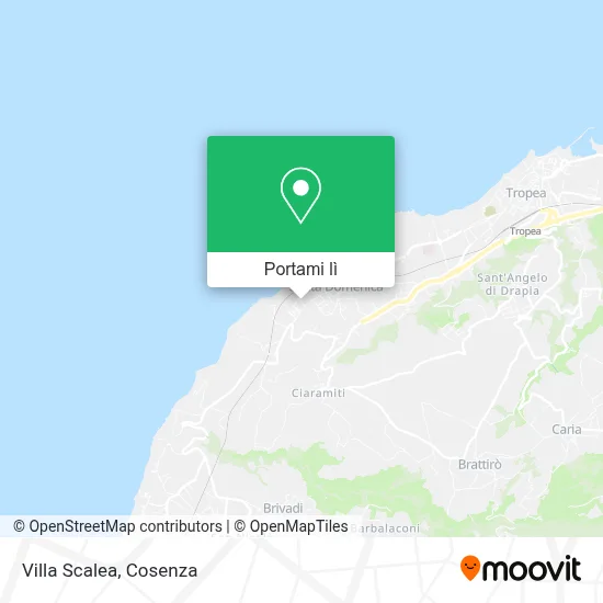 Mappa Villa Scalea