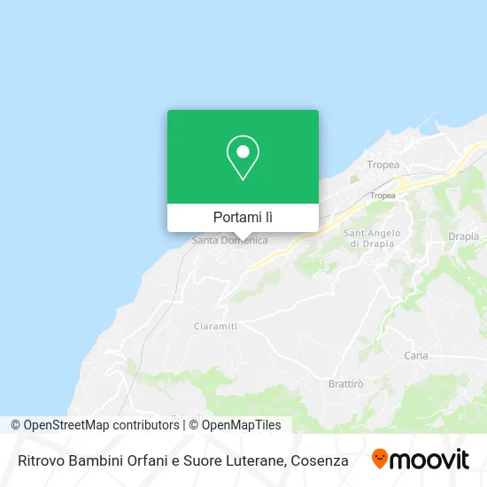 Mappa Ritrovo Bambini Orfani e Suore Luterane