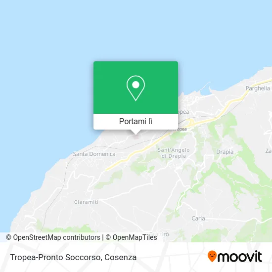 Mappa Tropea-Pronto Soccorso