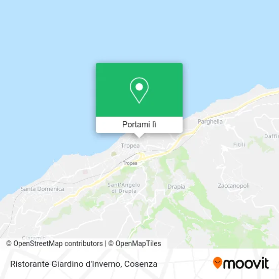 Mappa Ristorante Giardino d'Inverno