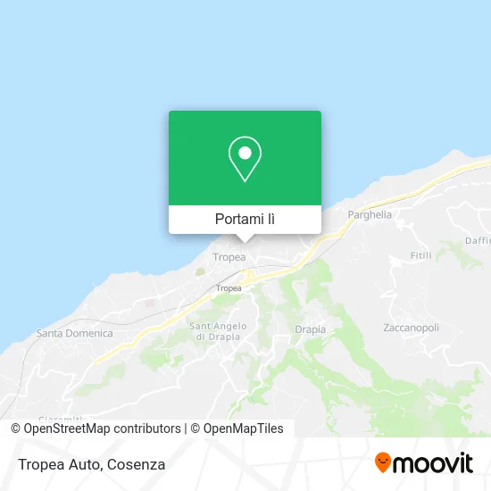 Mappa Tropea Auto