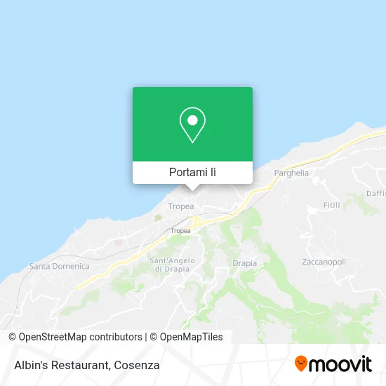 Mappa Albin's Restaurant